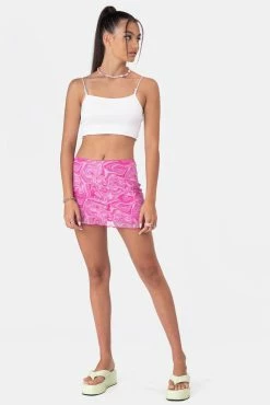 Adika OUTLET Torino Mesh Mini Skirt