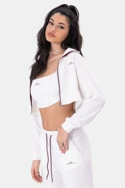 Budget 🧨 Adika OUTLET FLOW Zip-Up Cropped Jacket ❤️ 7 Adika OUTLET FLOW Zip-Up Cropped Jacket