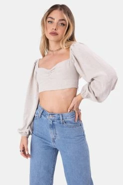 Adika OUTLET Crow Criss-Cross Back Crop Top