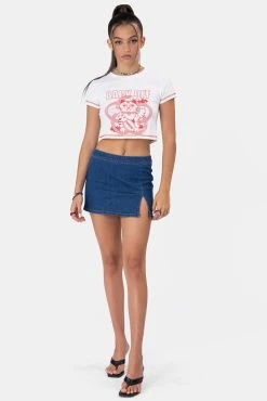 Adika BACK OFF Cropped Tee