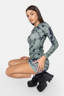 Adika Lennon Tie-Dye Mini Dress OUTLET