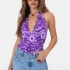 Adika Princeton Floral Halter Bodysuit