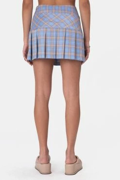 Cheap 🥰 Adika Clothing Kino Plaid Pleated Mini 👗 Skirt 💯 9 Adika Clothing Kino Plaid Pleated Mini Skirt