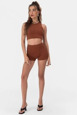 Adika Randy Rib Knit Shorts OUTLET