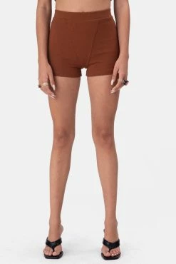 Adika Randy Rib Knit Shorts OUTLET