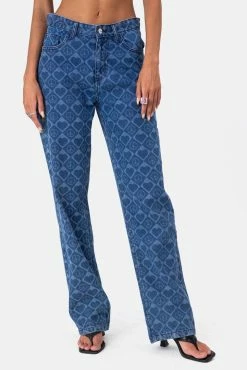 Adika Groove-On Patterned Jeans | STRAIGHT Clothing