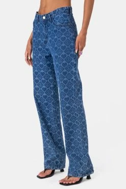 Adika Groove-On Patterned Jeans | STRAIGHT Clothing