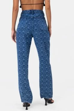 Adika Groove-On Patterned Jeans | STRAIGHT Clothing