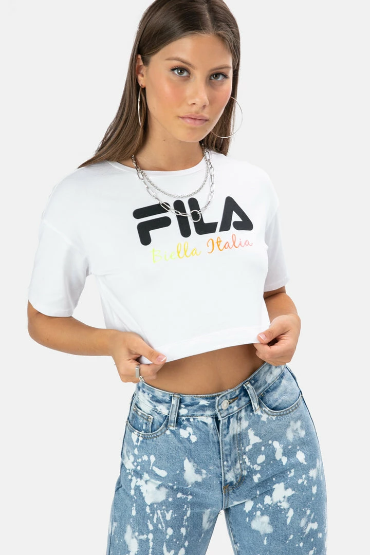 Top 10 ✨ Adika FILA // Biella Cropped Tee Brands ⌛ 1 Adika FILA // Biella Cropped Tee Brands