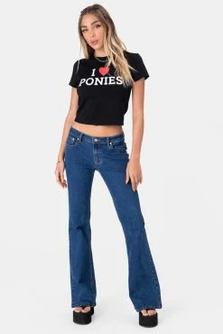 Adika I LOVE PONIES Tee Clothing