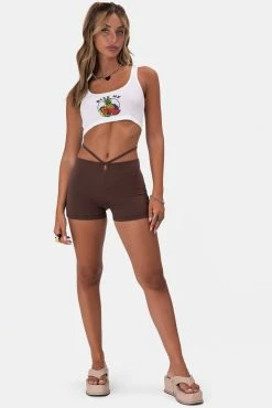 Adika OUTLET Olson Waist Strings Shorts