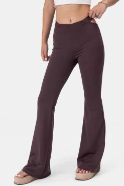 Adika Clothing Lion Cut-Out Flared Pants