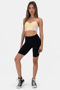 Adika Alexey Rib Knit Biker Shorts