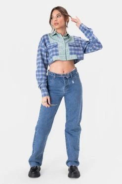 Adika OUTLET Wyoming Plaid Cropped Shirt