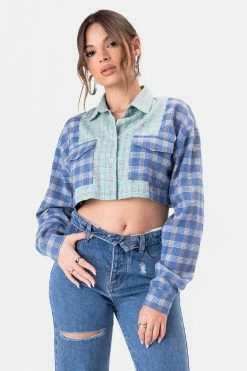 Adika OUTLET Wyoming Plaid Cropped Shirt