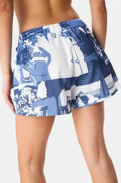 Adika Biles Graphic Waffle Shorts Clothing