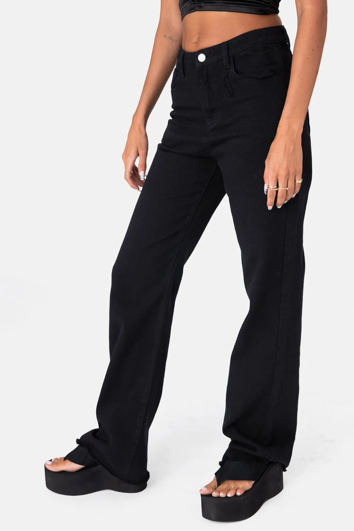 Best Sale ๐งจ Adika Kensington Raw-Hem ๐ Jeans | WIDE Clothing ๐ 3 Adika Kensington Raw-Hem Jeans | WIDE Clothing