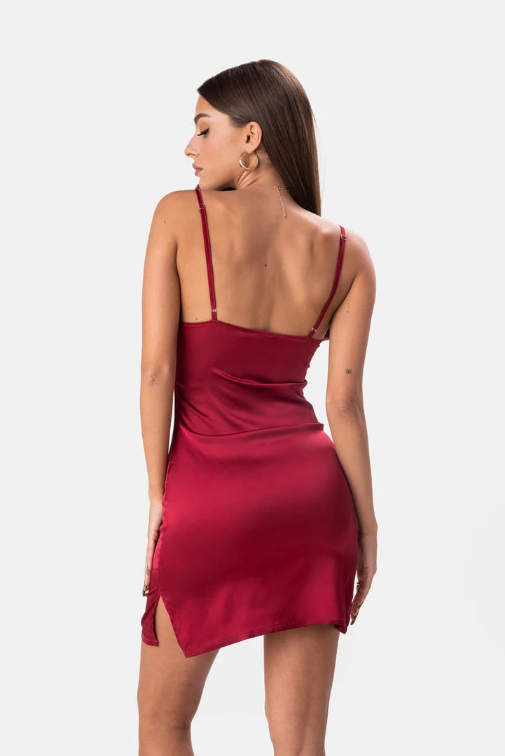 Discount โ๏ธ Adika Clothing Ginger Satin-Finish Slip Mini ๐ Dress ๐ฅ 4 Adika Clothing Ginger Satin-Finish Slip Mini Dress