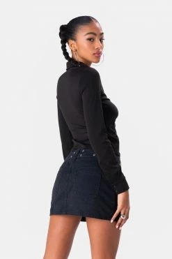 Adika Clothing Chaplin Ruched Button-Down Shirt