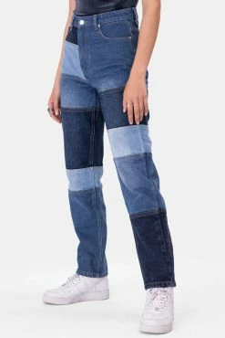 Adika Rivers Patchwork Jeans | STRAIGHT OUTLET