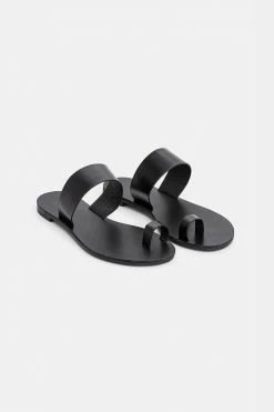 Adika Olympic Faux Leather Sliders