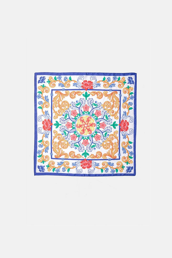 Best deal 💯 Adika New Swim & Beachwear Renaissance Satin-Finish Headscarf 🎁 1 Adika New Swim & Beachwear Renaissance Satin-Finish Headscarf