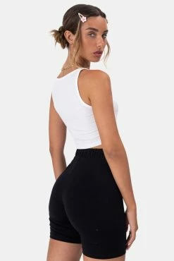 Adika OUTLET BITE ME Ribbed Crop Top