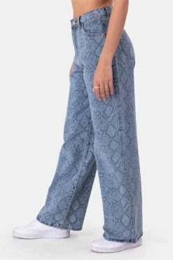 Adika OUTLET Cobra Printed Jeans | WIDE