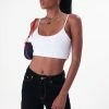 Adika New Chino Ribbed Crop Top