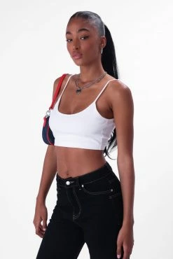 Adika New Chino Ribbed Crop Top