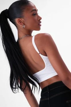 Adika New Chino Ribbed Crop Top