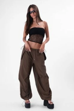 Adika Norman Cord Elastics Nylon Pants
