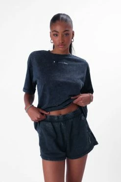 Adika Champion // Acid Wash Sweat Shorts Brands