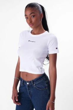 Adika Champion // Cropped Crewneck Tee