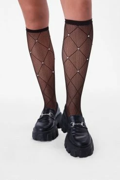 Adika Wonder Fishnet Knee Socks