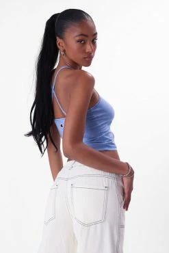 Adika Champion // Acid Wash Crop Top