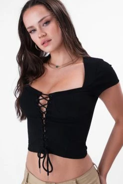 Adika New Whitby Lace-Up Cupped Top