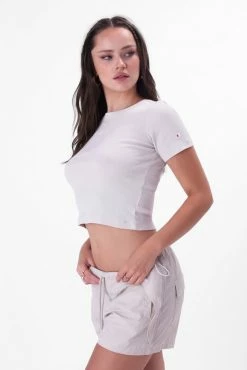 Adika Brands Champion // Cropped Crewneck Tee