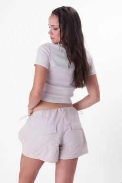 Adika Brands Champion // Cropped Crewneck Tee