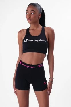 Adika Champion // Script Logo Racerback Bra Top Brands