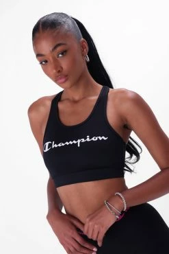 Adika Champion // Script Logo Racerback Bra Top Brands