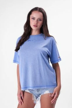 Adika Champion // Logo Embroidery Oversized Wash Tee