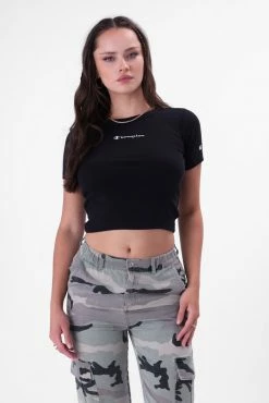 Adika Champion // Cropped Crewneck Tee