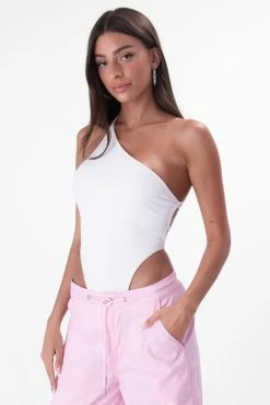 Adika Ranson Backless One-Shoulder Bodysuit New