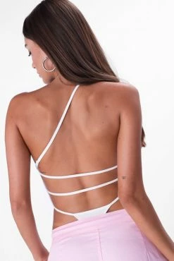 Adika Ranson Backless One-Shoulder Bodysuit New