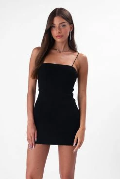 Adika New Dresses Scoop Ribbed Mini Dress