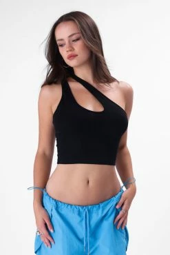 Adika Spoiler One-Shoulder Crop Top Best Sellers