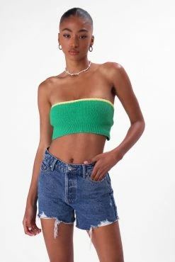 Adika Subsonic Fringed Denim Shorts