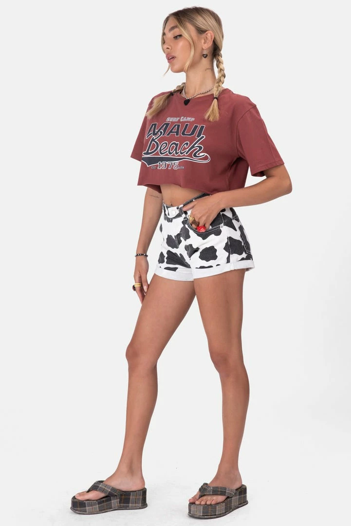 Cheap ✨ Adika MAUI Cropped Tee OUTLET 🔥 2 Adika MAUI Cropped Tee OUTLET