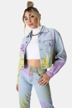 Adika Aurora Cropped Denim Jacket
